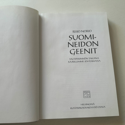 Suomi-neidon geenit – Reijo Norio