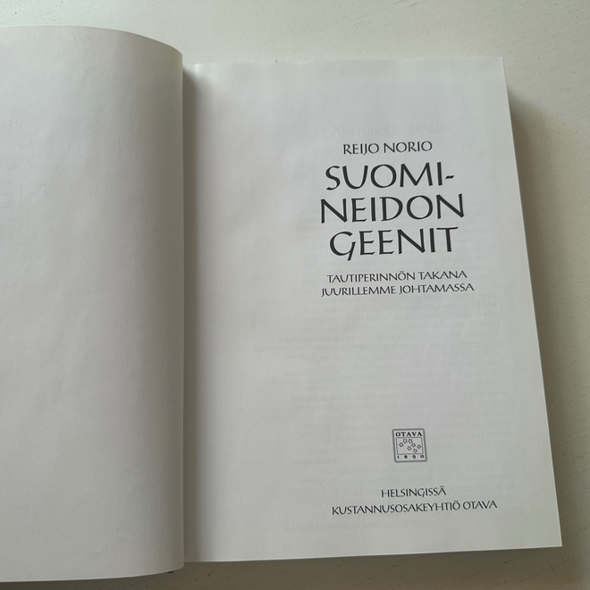 Suomi-neidon geenit – Reijo Norio