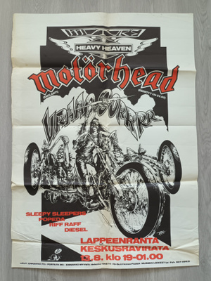 Motörhead - Lappeenranta Ravirata 1982 promojuliste