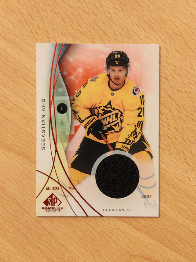 2024-25 SP Game Used Sebastian Aho Base Jersey