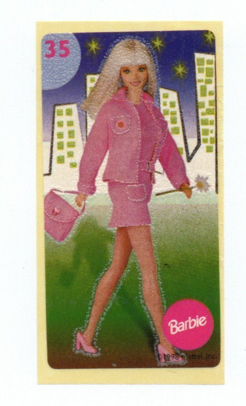 Purkkakuva Barbie n:o 35 Purukumikuva