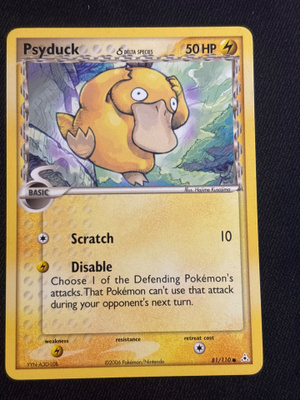 Psyduck 81/110 EX Holon Phantoms
