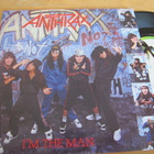 Anthrax I'm the man 7 45 UK 1987 paperietiketit - pikkukuva 1