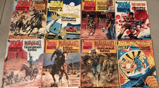 Zoom sarjakuva-albumit 1-14