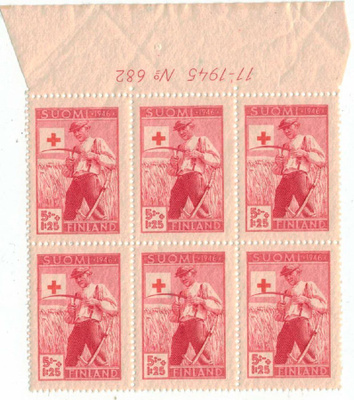 1945 PR 3,50mk nro-6lo ++