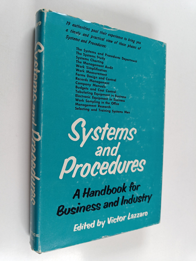Systems and procedures : a handbook for business and indu...