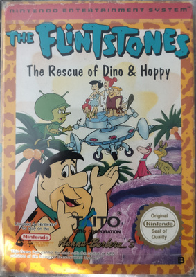 NES Flintstones rescue of dino&hoppy(CIB)