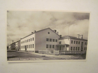 VANHA Postikortti Kemijärvi 1950-l Alkup.Mallikappale