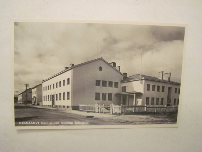 VANHA Postikortti Kemijärvi 1950-l Alkup.Mallikappale