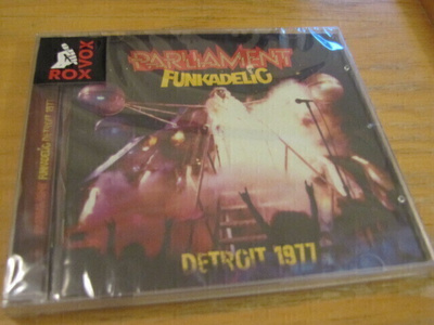 Parliament Funkadelic Detroit 1977 cd muoveissa funk