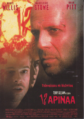 Elokuva.  12 Apinaa, Bruce Willis. Madeleine Stowe.   . e206