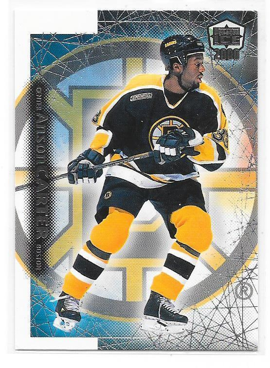 1999-00 Pacific Dynagon Ice #22 Anson Carter Boston Bruins