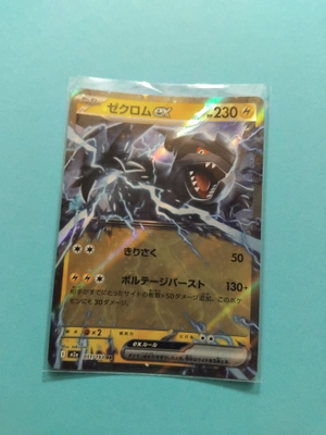 Pokemon Zekrom ex JPN