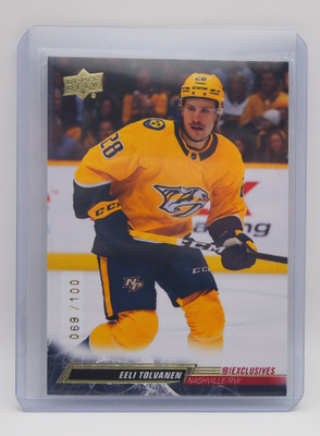 2022-23 Upper deck Exclusives Eeli Tolvanen /100