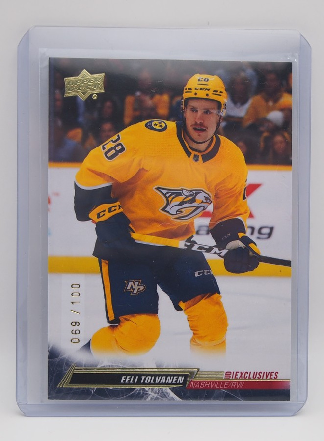 2022-23 Upper deck Exclusives Eeli Tolvanen /100