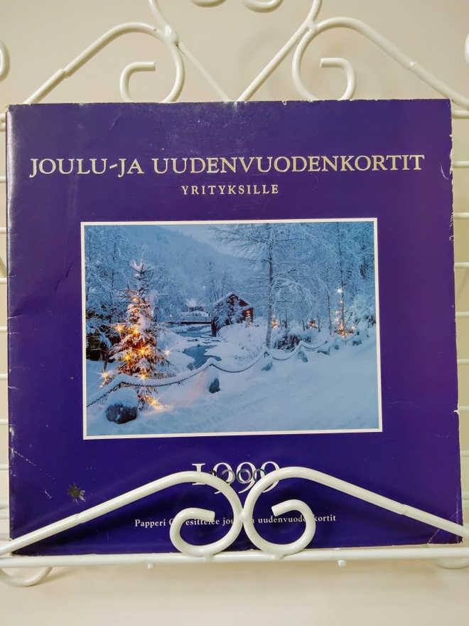 Joulu- ja uudenvuoden kortit yrityksille 1999 2000 - Papperi