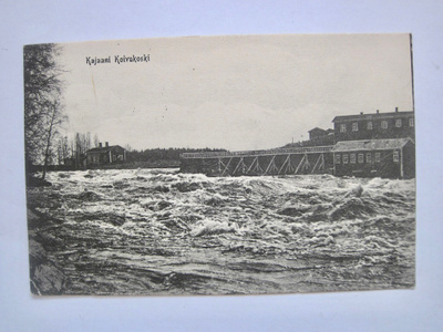 VANHA Postikortti Kajaani 1910