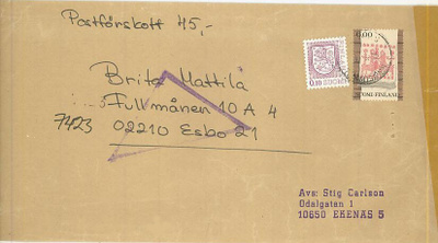 1982 postiennakkokirje