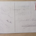 Lapset ja kelkka, havuja, tienviitta - minneköhän? p. 1912 - pikkukuva 2