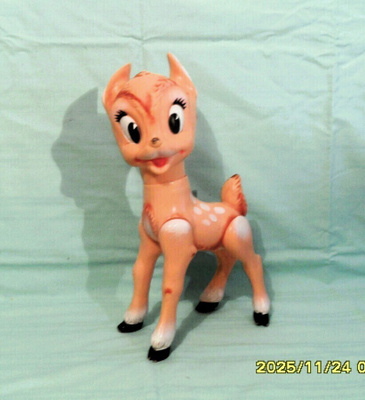 UPEAKUNTOINEN AITO 60-LUVUN DISNEY BAMBI FIGUURI 38 cm