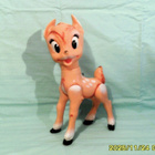 UPEAKUNTOINEN AITO 60-LUVUN DISNEY BAMBI FIGUURI 38 cm - pikkukuva 1