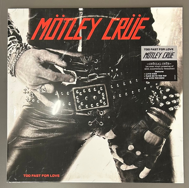MÖTLEY CRÜE : Too Fast For Love - LP, uusi