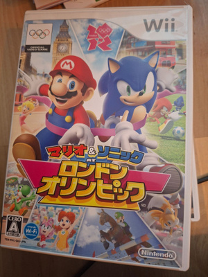 Wii Mario & Sonic at London Olympics CIB JPN