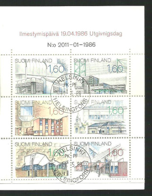 V8 Arkkitehtuuria-vihko 1986 o