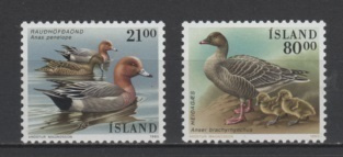 (S1590) ICELAND, 1990 (Birds). Mi ## 722-723. MNH**
