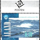 Åland 1998 Valtam. vuosi 6,30 mk välilöpari logo ** LaPe 142 - pikkukuva 1