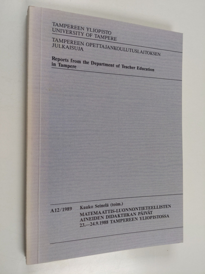 Matemaattis-luonnontieteellisten aineiden didaktiikan päi...