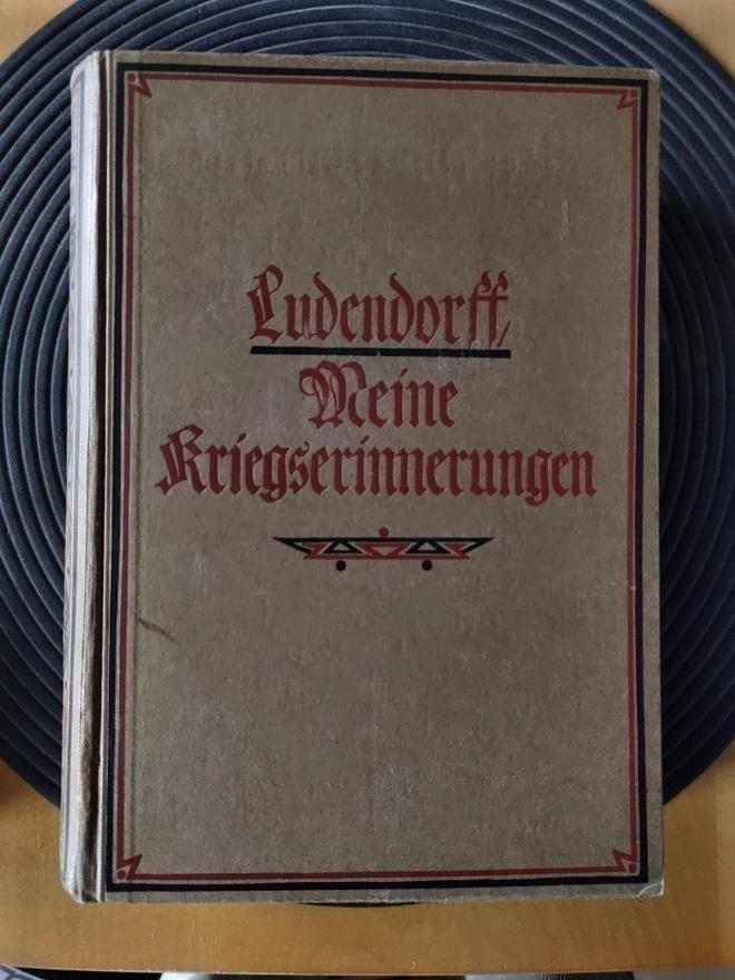 Ludendorff: Meine Kriegserinnerungen -kirja