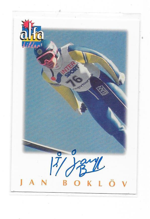 2000 Alfa  JAN BOKLÖV  Mäkihyppy Nimmari UPEA!