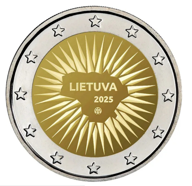 ** LIETTUA 2€ 2025 Puolustus pillerissä **
