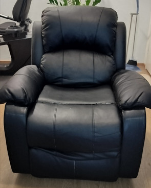 Masku Cinema recliner-nojatuoli, musta