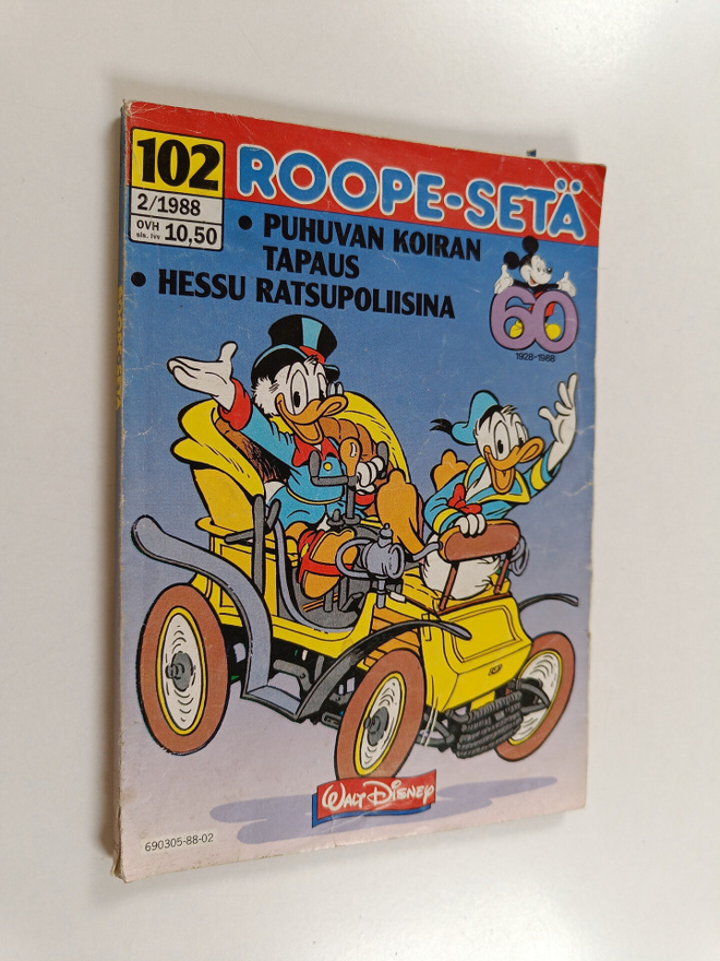 Walt Disney : Roope-Setä N:o 102 2/1988