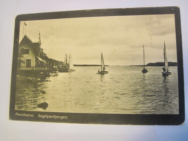 VANHA Postikortti Maarianhamina Ahvenanmaa 1916