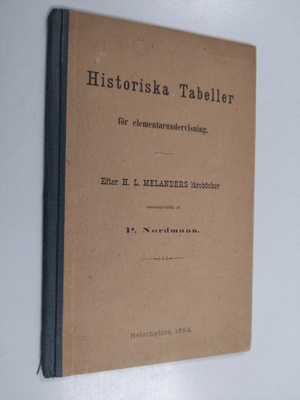 P. Nordmann : Historiska tabeller för elementarundervisni...