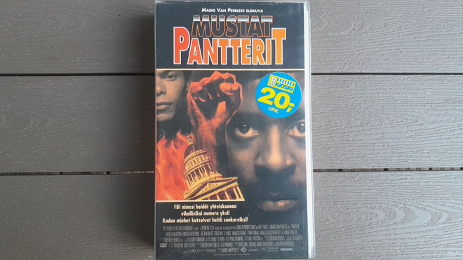 VHS: Mustat Pantterit / Panther (O: Mario Van Peebless 1995)