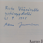 Aarno Juurinen : Lentäjänä sodassa (signeerattu, tekijän ... - pikkukuva 3