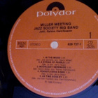 JAZZ SOCIETY BIG BAND :: MILLER MEETING :: VINYYLI  LP  1986 - pikkukuva 3