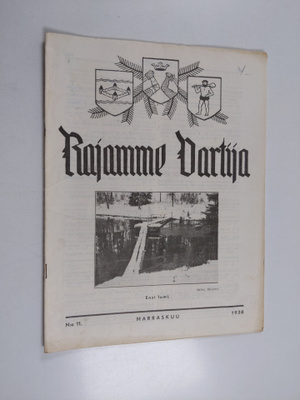 Rajamme Vartija marraskuu 1938 N:o 11 : Suomen sotilaskot...