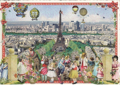 Eiffel Pariisi (Tausendschön-kortti)