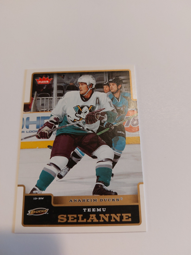 2006-07 Fleer #3 Teemu Selänne