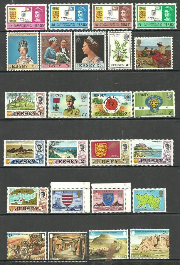 JERSEY suuri levyllinen postituoreita merkkejä **