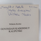 Wilhelm Keidas : Govindan kadonnut kaupunki (signeerattu,... - pikkukuva 3