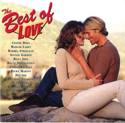 The Best Of Love (CD) EX+!! Celine Dion Toni Braxton
