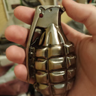 Metallinen granaatti vyösolki - pikkukuva 1