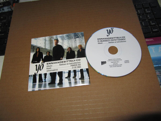 Yö CD Ennakkoesittely-CD v.2003 UUSI !  RARE !