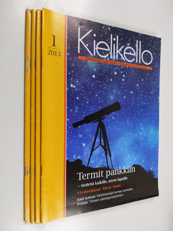 Kielikello 1-4/2013 (vuosikerta) : Kielenhuollon tiedotus...